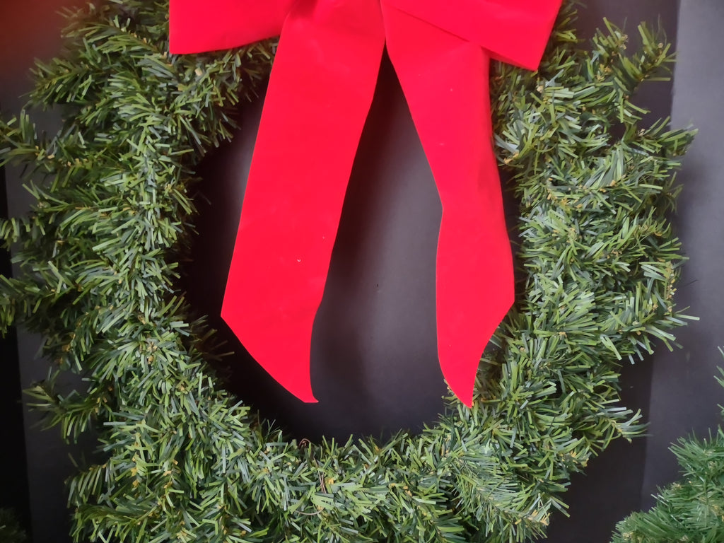 Christmas Artificial Tree Wreath Door Handle Ornament (lot 1222)