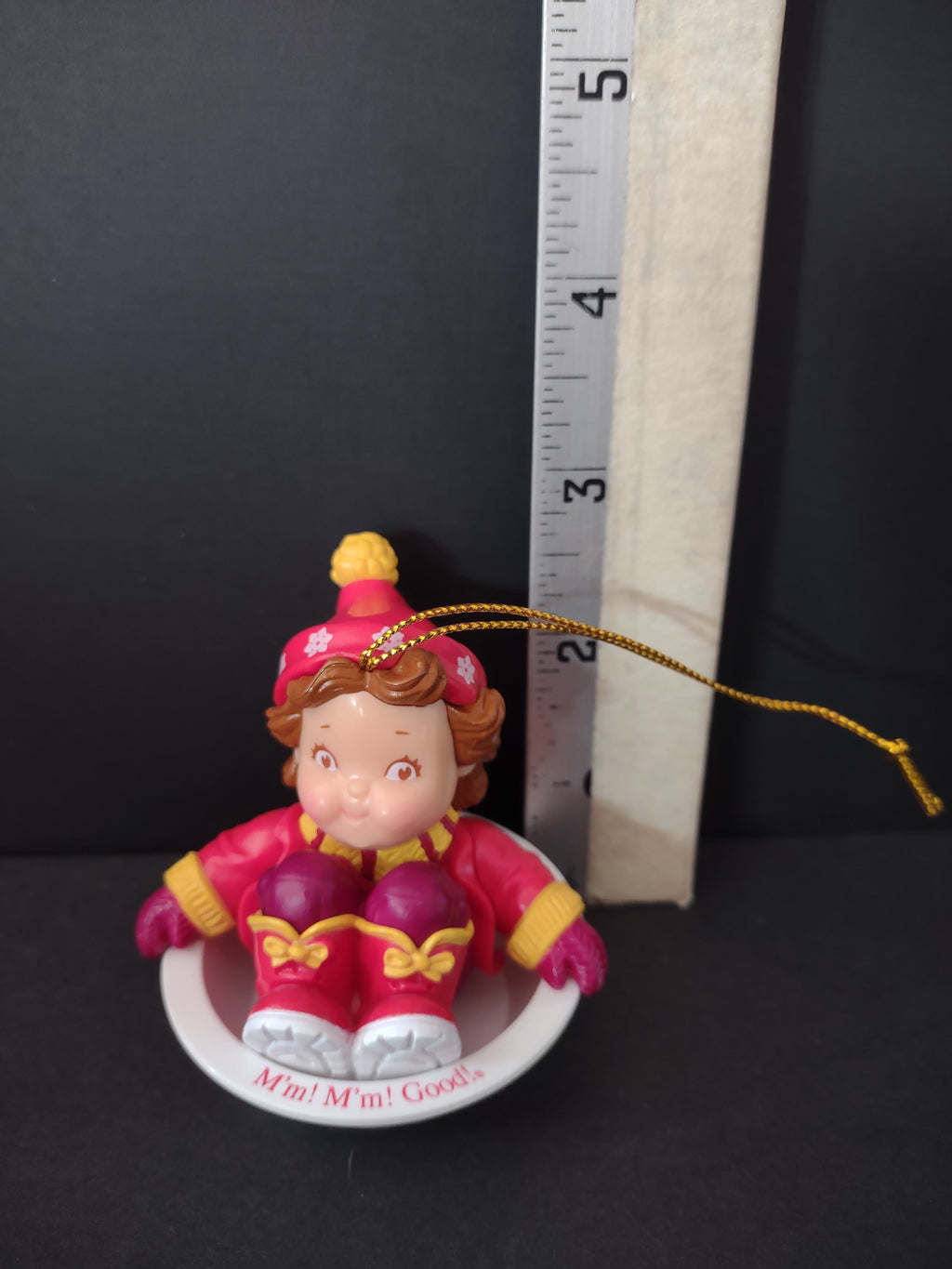 Vintage Christmas Campbells Kid Souper Sled Ornament (Lot 4721)