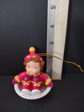 Vintage Christmas Campbells Kid Souper Sled Ornament (Lot 4721)