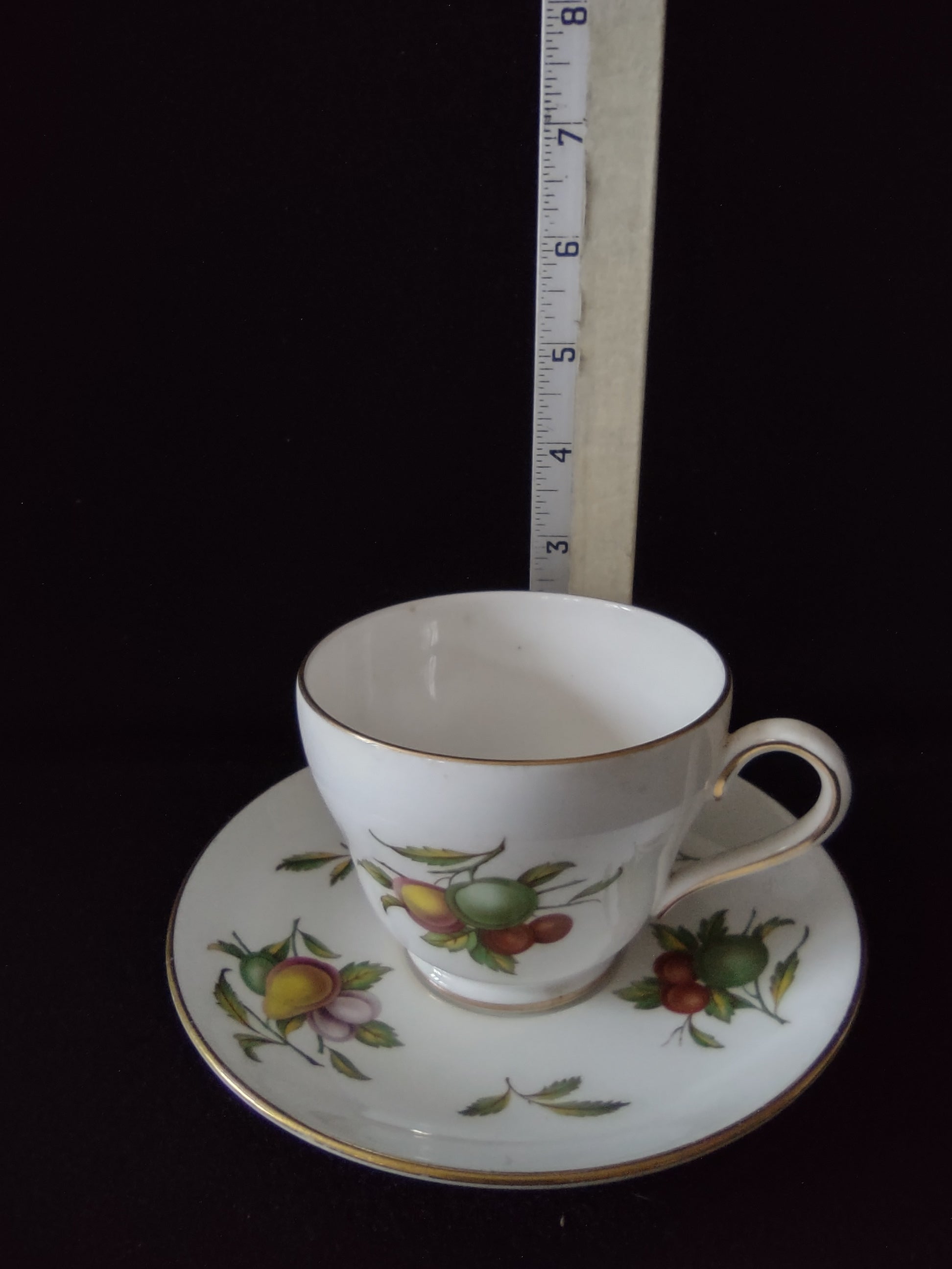 Vintage Spode English Teacup Saucer Blenheim Bone China Set Of 3 (Lot 5717)