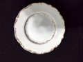 055 Vintage Royal Doulton Plate Bread Desert White Gold Trim 6-1/2"