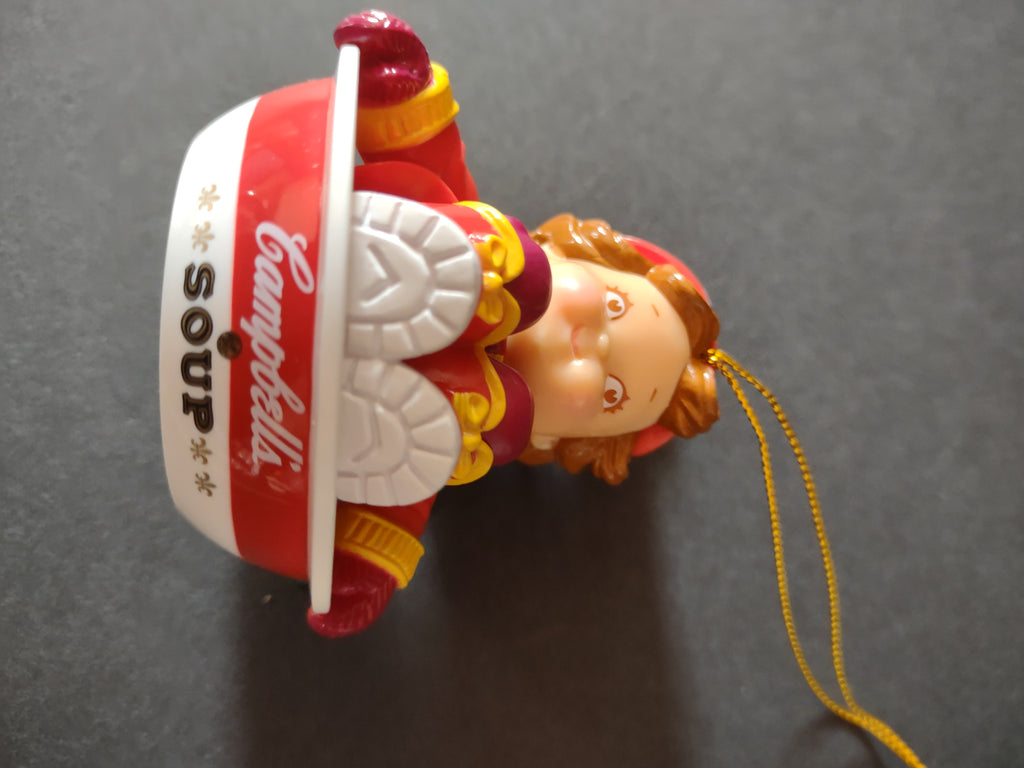 Vintage Christmas Campbells Kid Souper Sled Ornament (Lot 4721)