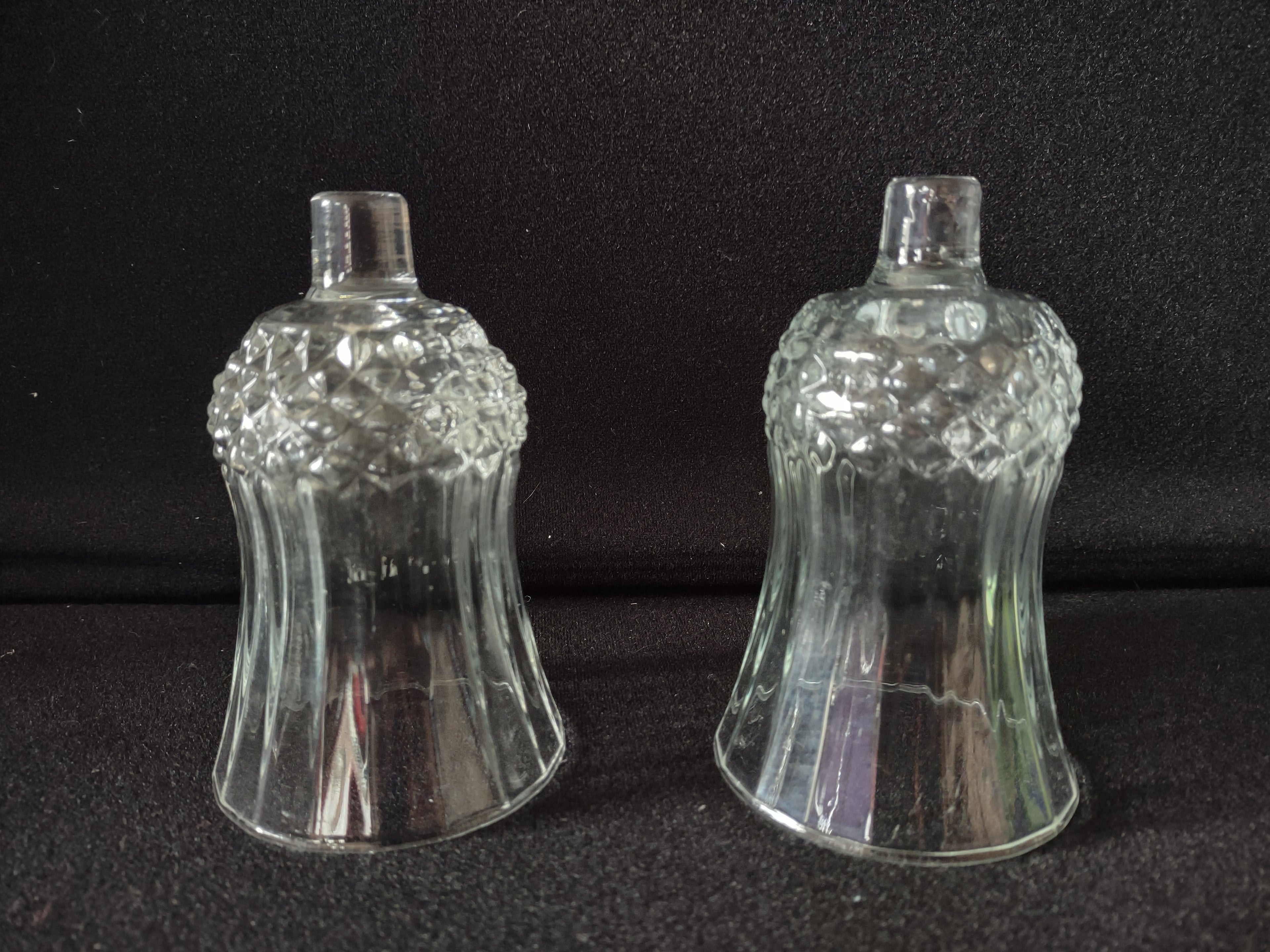 Vintage Homco Home Interiors Votive Ribbed Diamond Candle Holder x 3 (lot 5404)