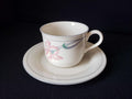 Vintage Lenox Chinastone Iris on Grey Tea Cup with Saucer (lot 1938)