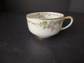 Vintage GDA Limoges Gold Trim Teacup ONLY Summer Flower Garland (lot 693)