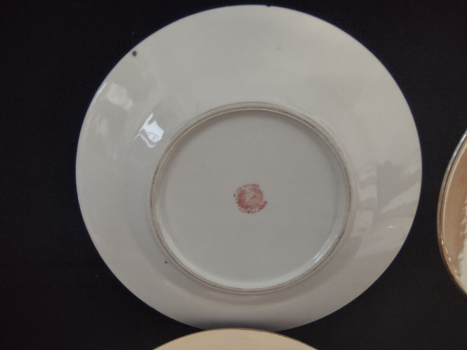 Set of 6 Japan Handpainted Lusterware Plates 7-1/4" (lot 477