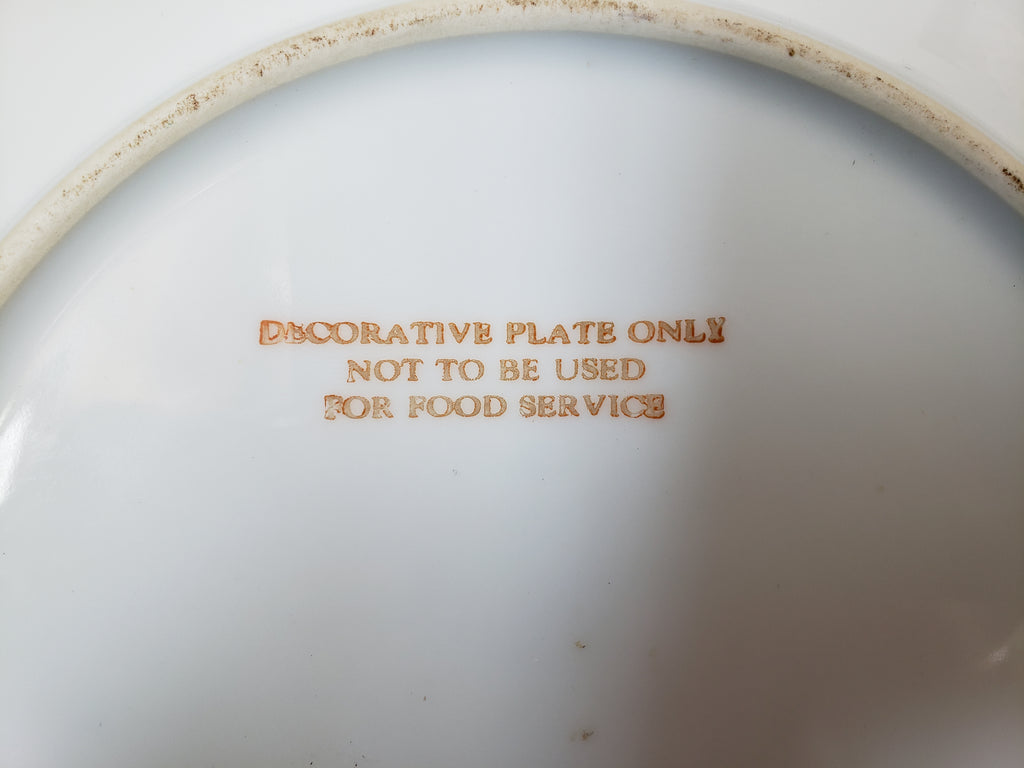Decorative Collectible Patriotic Plate Mount Rushmore 8-1/2" (lot 2162)