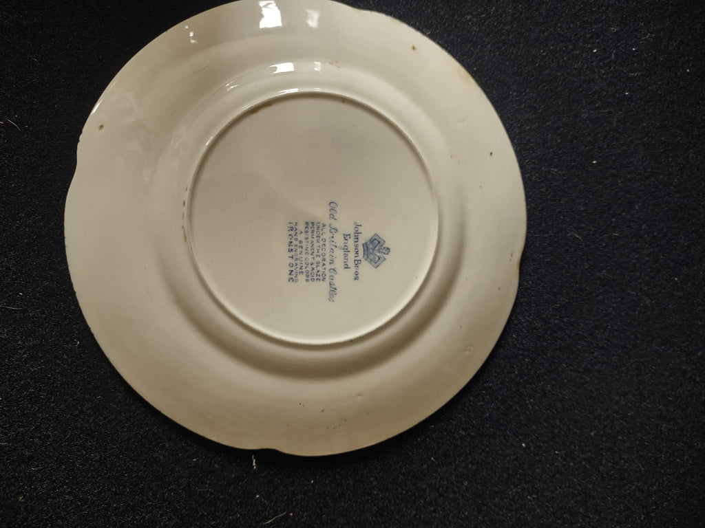Vintage Johnson Brothers Bread Butter Plate Ironstone Britain Castles (Lot 5591)