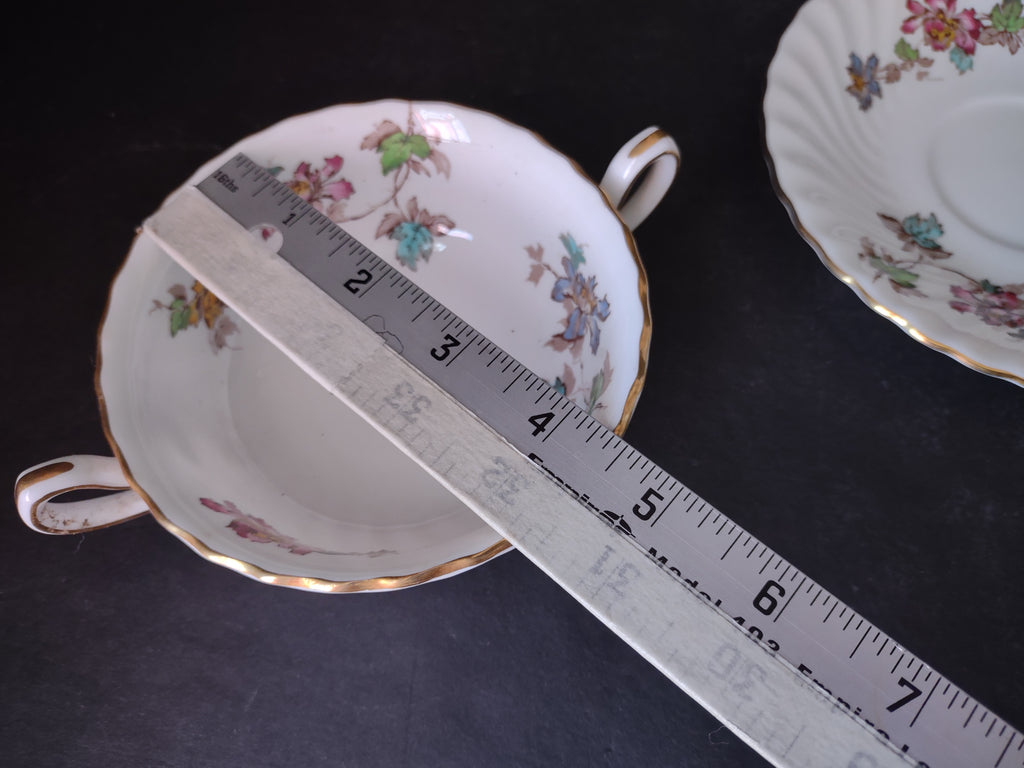 Vintage Minton England Bone China Vermont Bouillon Cup with Liner (lot 5463)