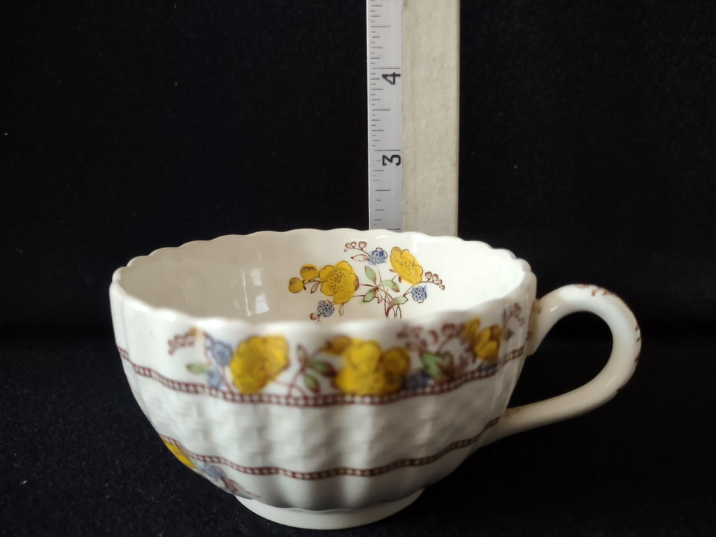 Vintage Spode Buttercup Teacup ONLY English Countryside Ironstone (lot 5748)