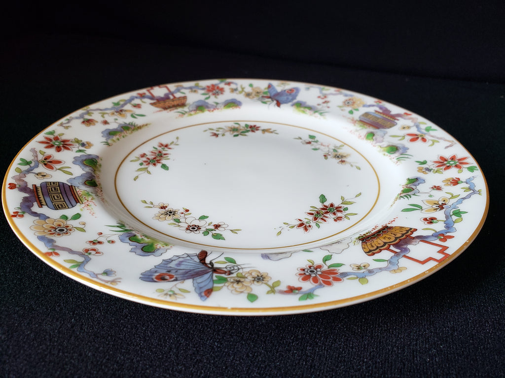 Vintage Royal Worcester Higgins Seiter Butterfly Salad Plate 8" (lot 2122)