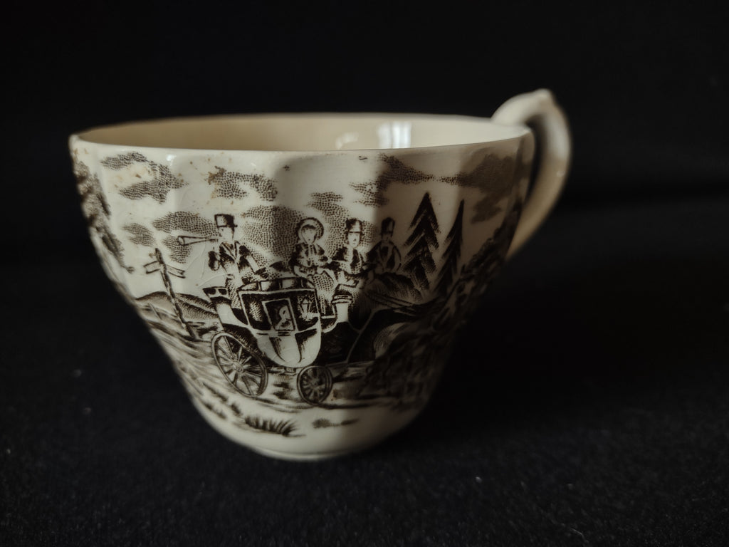Vintage Royal Mail Ironstone England Tea Cup ONLY (lot 5542)
