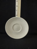 Vintage Johnson Brothers Saucer Ironstone Athena Set Of 2 IMPERFECT (Lot 5655)