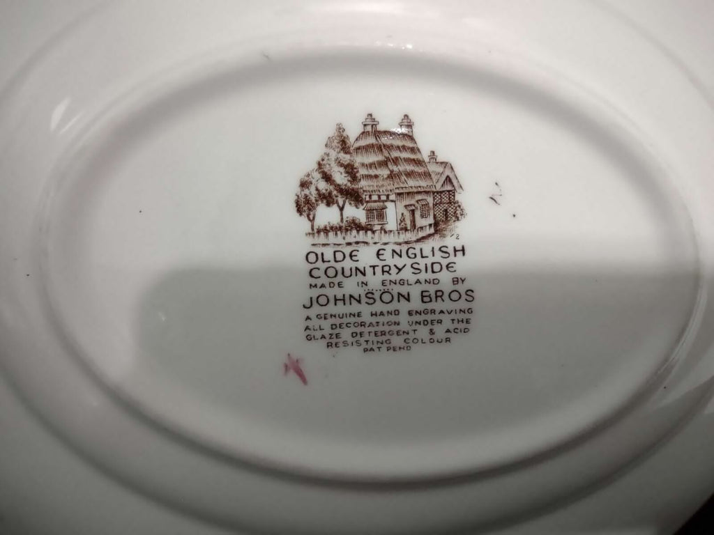 Vintage Johnson Bros Olde English Countryside Oval Serving Platter (lot 5526)