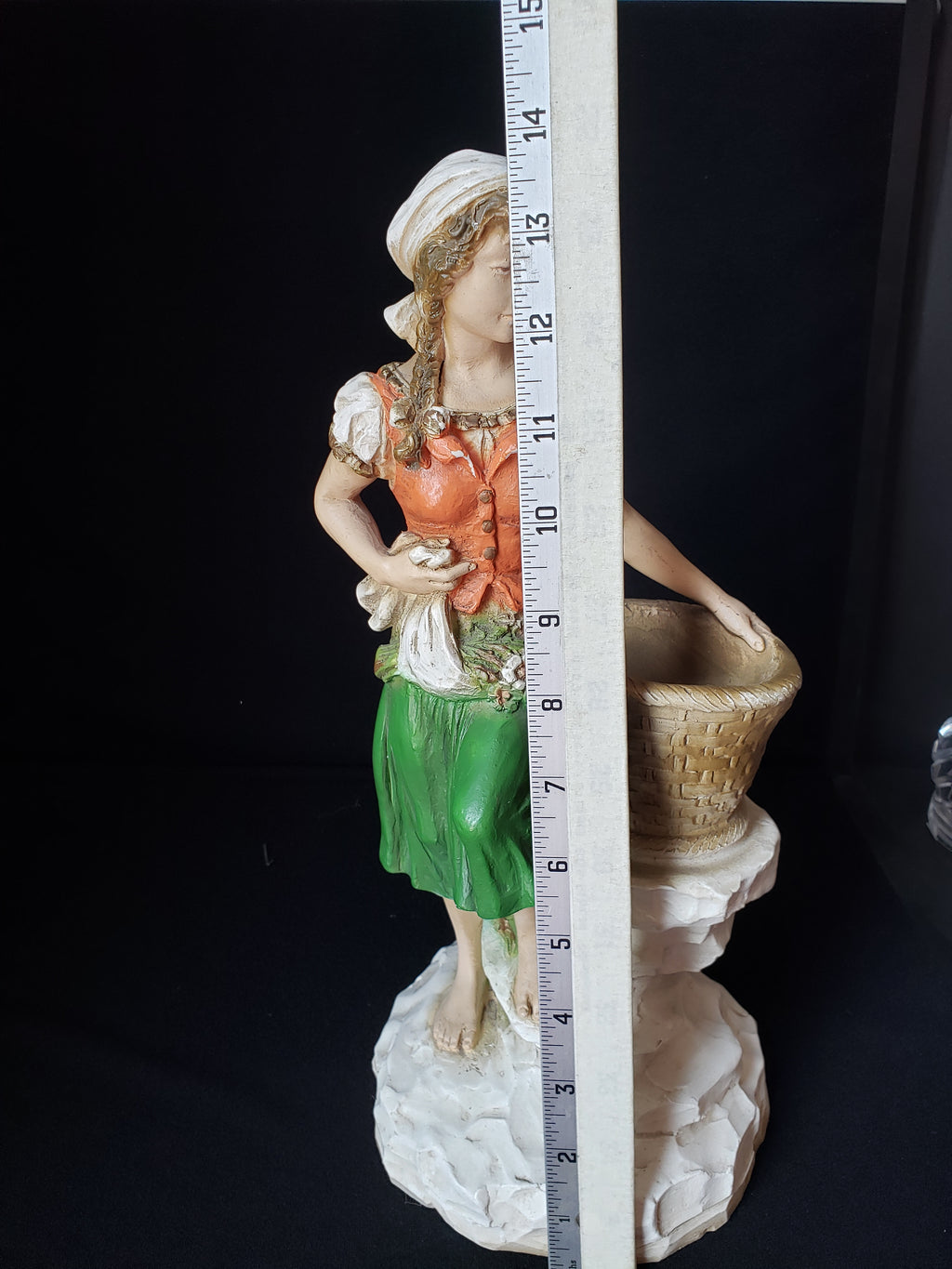 Universal Statuary Village Girl 14" (lot 2139)