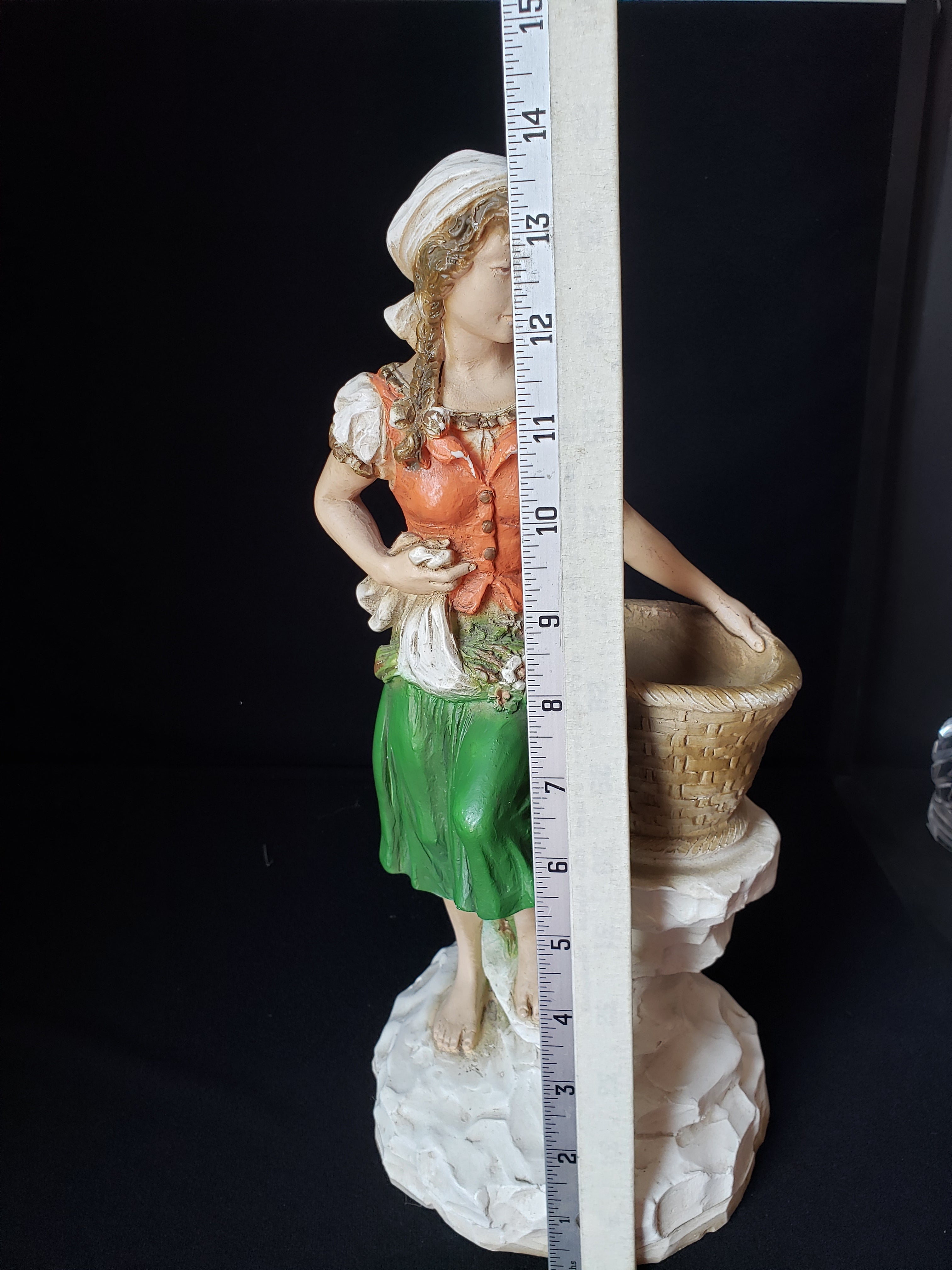 Universal Statuary Village Girl 14" (lot 2139)