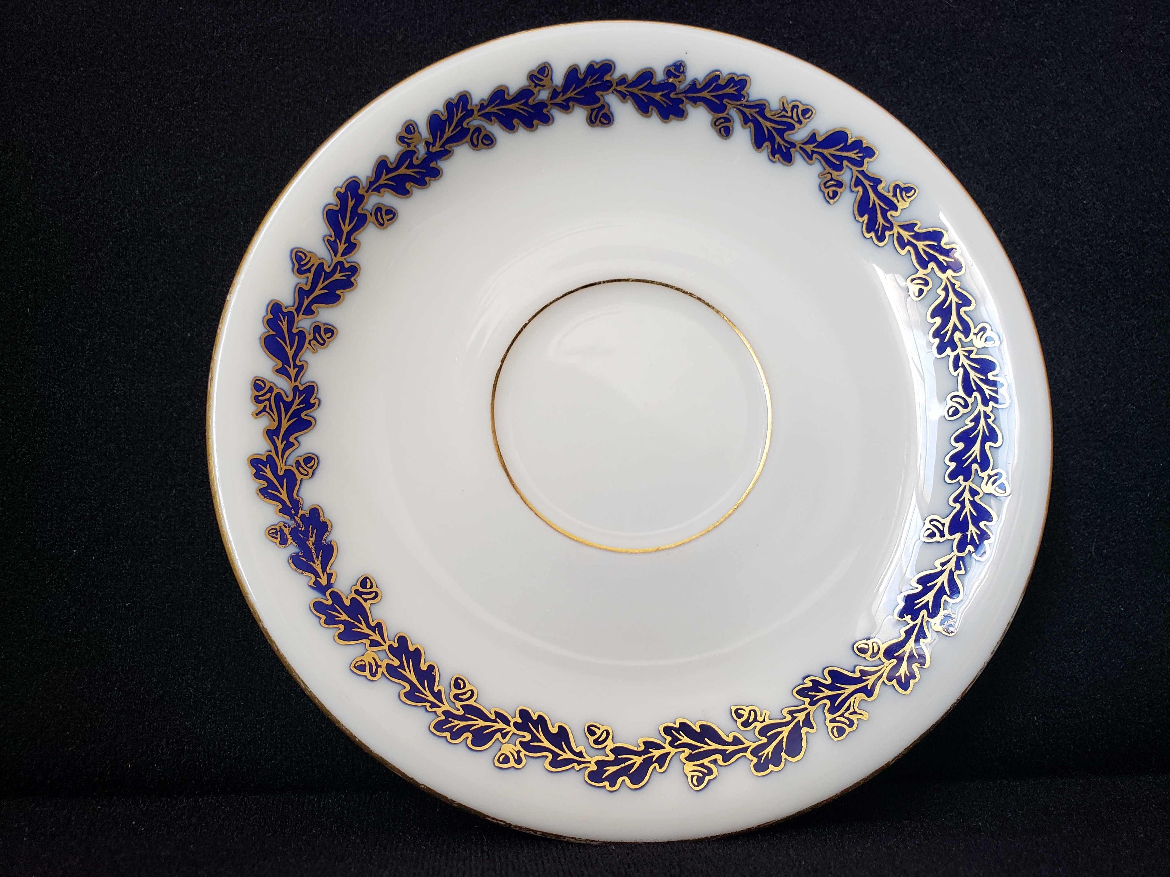 Vintage Lenox Blue Leaf Saucer ONLY (lot 1966)