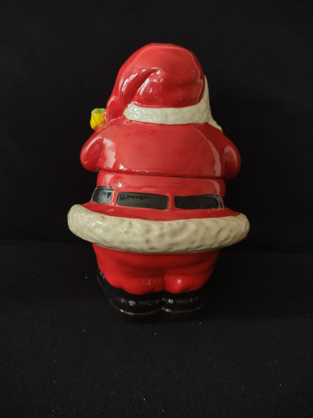 Vintage Cracker Barrel Ceramic Santa Claus Cookie Jar (Lot 3689)