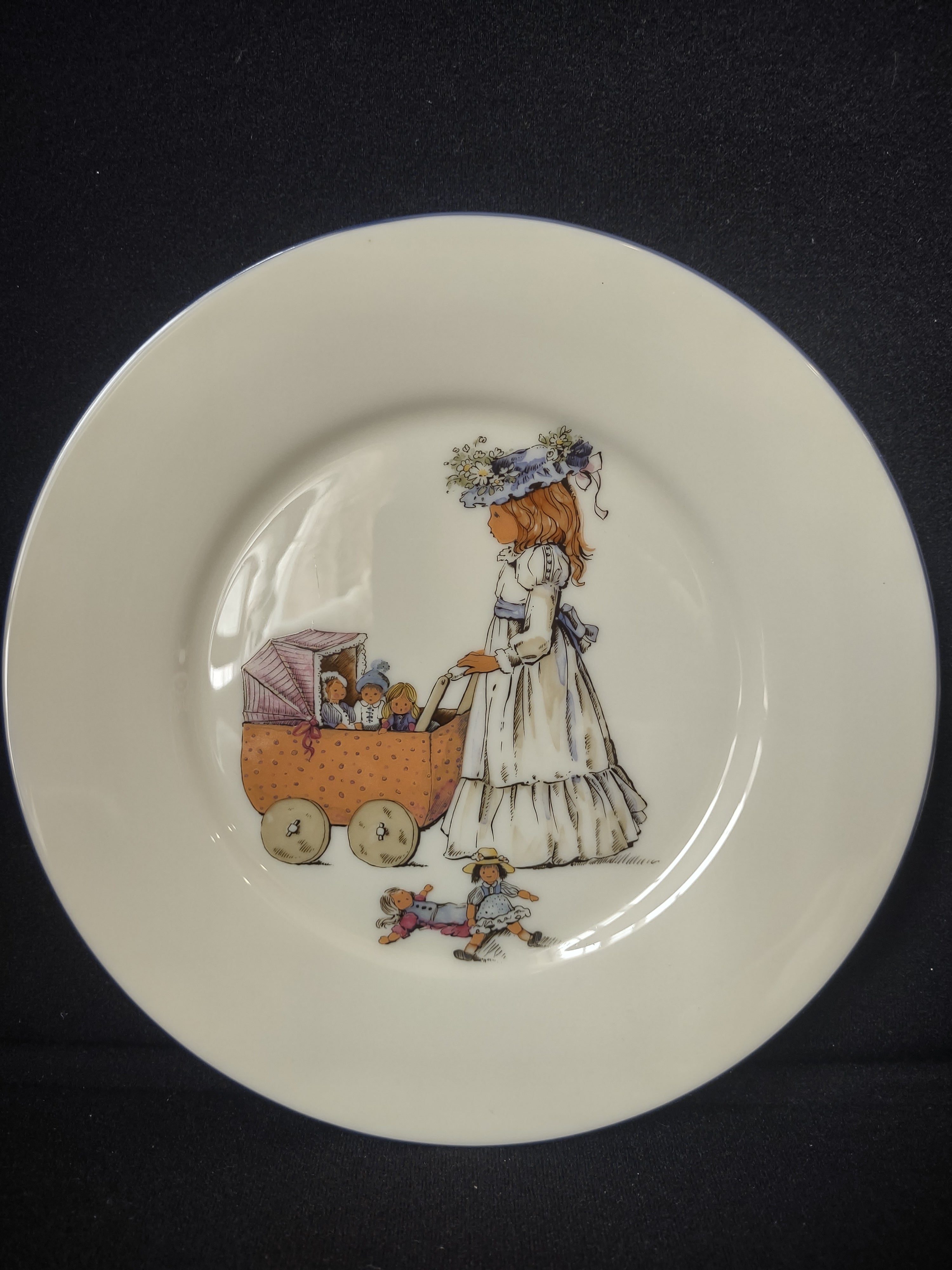 Vintage Lenox Special Dessert or Salad Plate Little Girl (lot 1858)