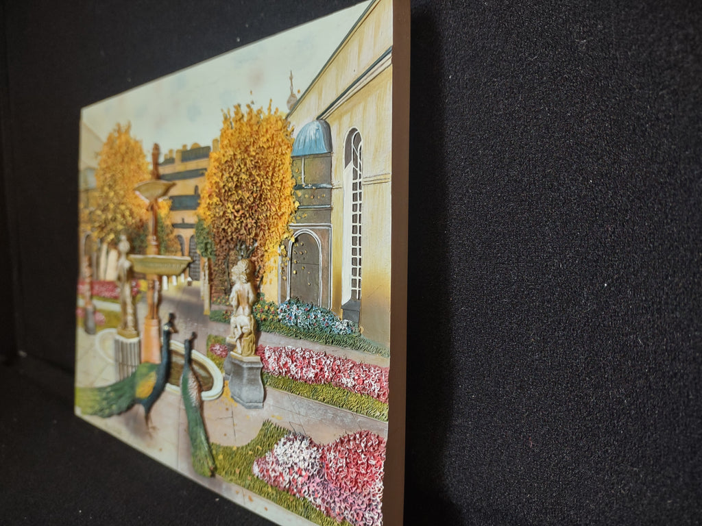 Room with a View Sculpted art Wall Display Hanging St. Petersburg (lot 2747c)