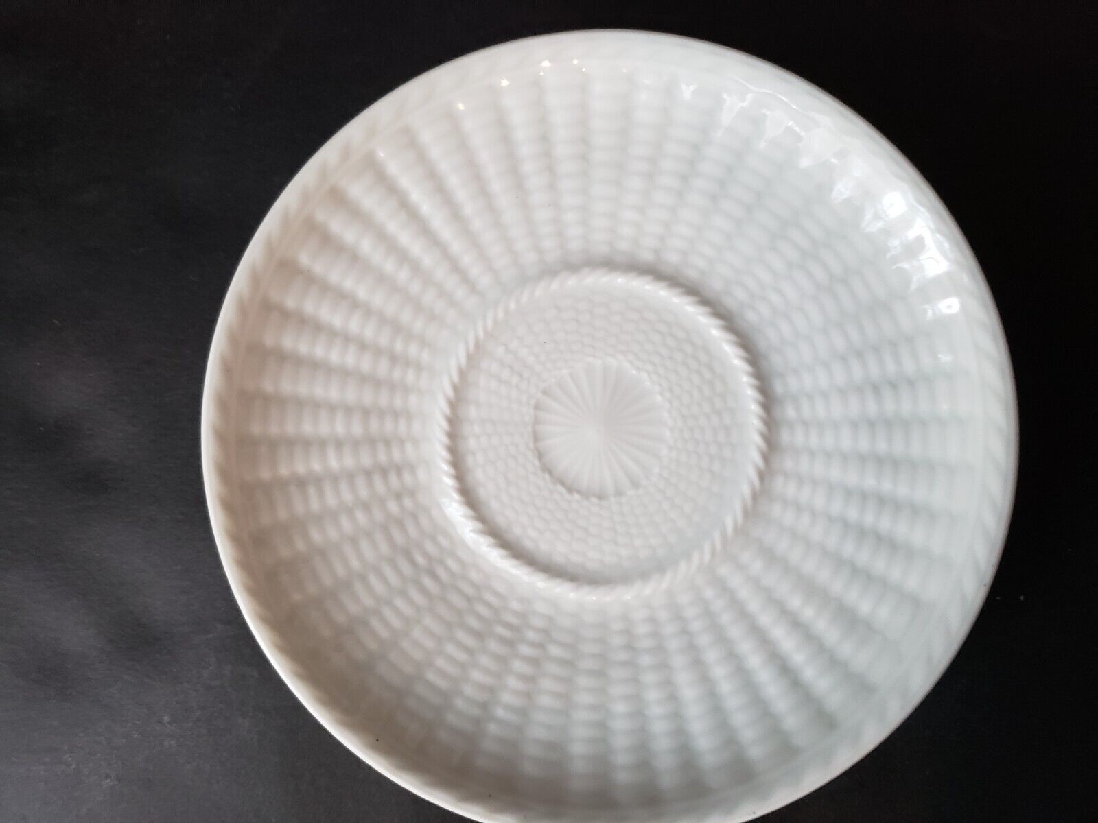 CH Field Vintage 2 x Demitasse Espresso Coffee Cup White Whicker Design (lot 652
