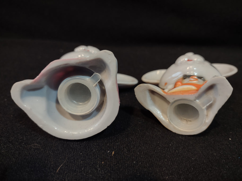 Vintage Hong Kong Plastic Salt and Pepper Shaker Mouse Mice (lot 5370)