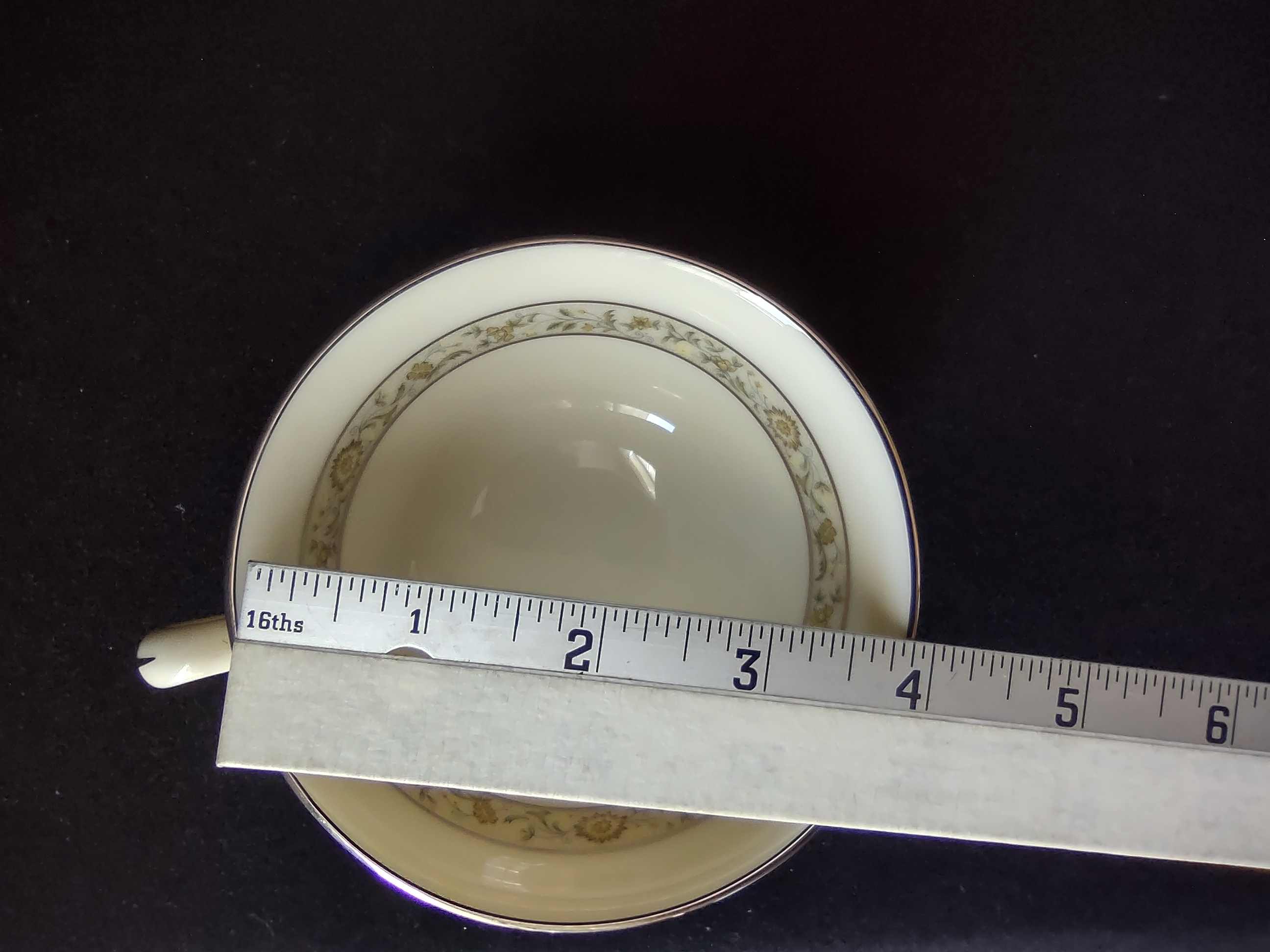 Vintage Lenox Springdale Tea Cup with Saucer (lot 1808)