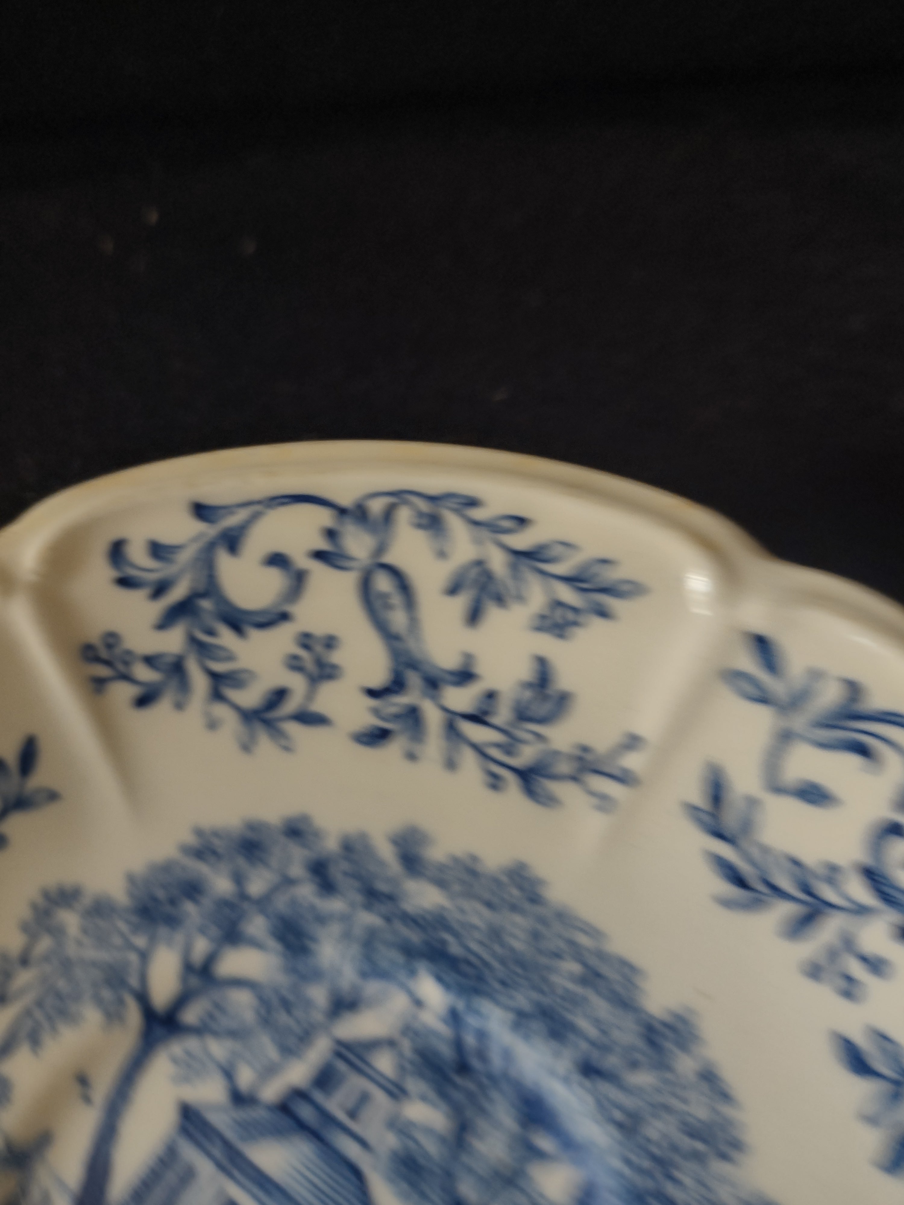 Vintage Johnson Brothers Saucer Mount Vernon Blue Windsor Ware (Lot 5578)