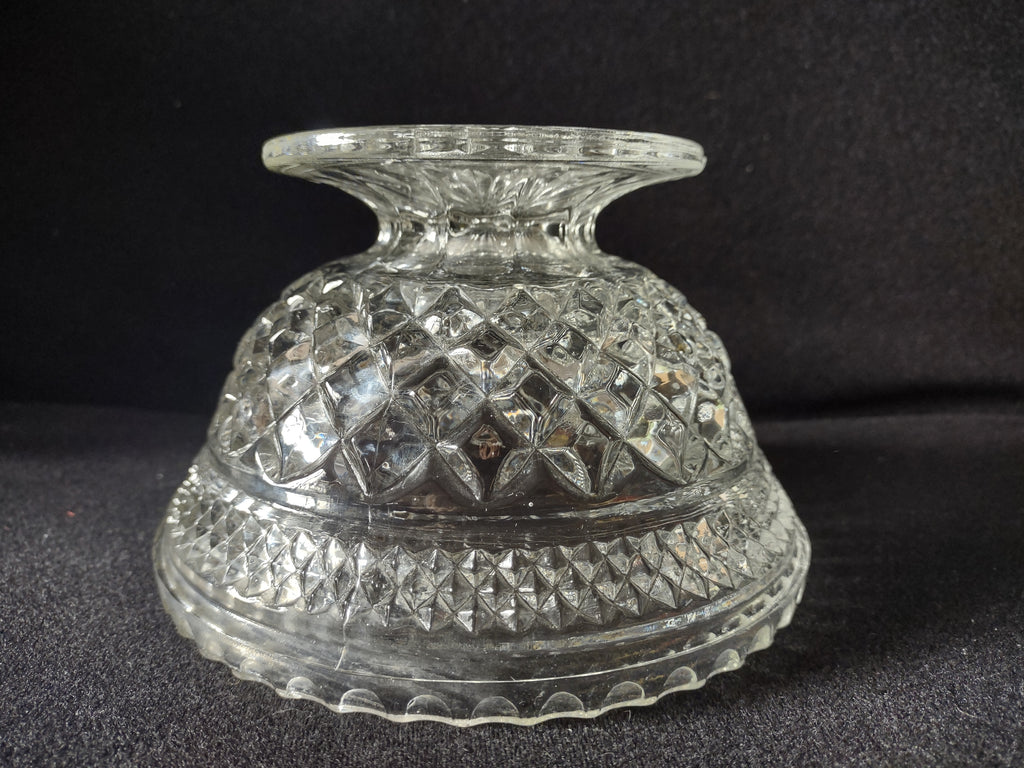 Wexford Anchor Hocking Glass Compote Serving Pedestal Bowl Diamond (lot 5153)