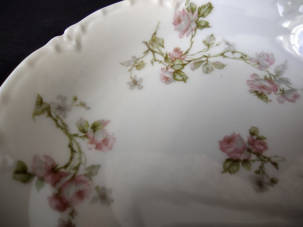 Haviland Limoges French Cottage Cranberry Sauce Small Bowl Pink 5" (lot 1119)