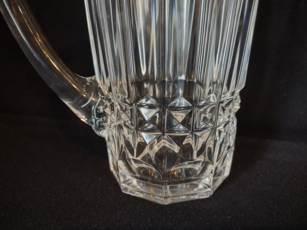 Vintage Crystal Pitcher 8" Val St Lambert (lot 2753)