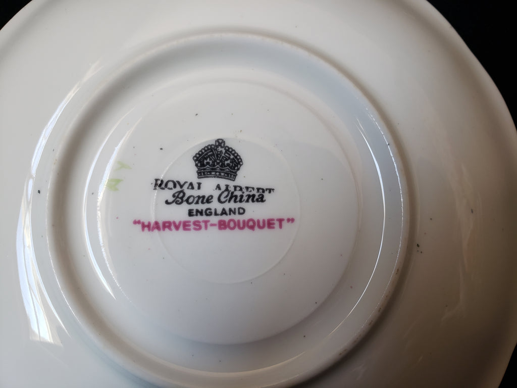 Vintage Royal Albert Harvest Bouquet Tea Cup with Saucer (lot 2039)