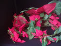 Christmas Lot Poinsettia Garland Candle Wreath x 2 Bouquet (lot 1721)