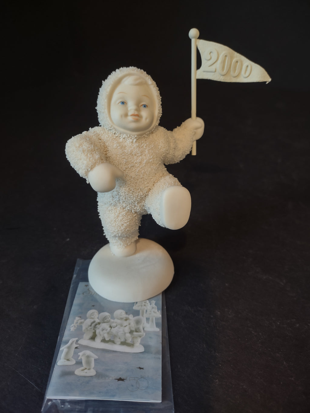 Vintage Christmas Collectible Snowbabies "Follow Me" 2000 (lot 1443)