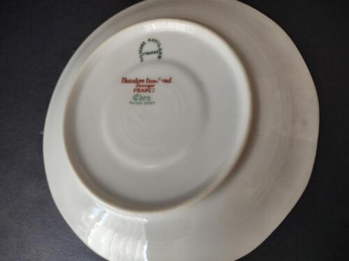 Haviland Limoges Eden 5-3/4" Saucer ONLY Gold Trim Parrot ( lot 778)