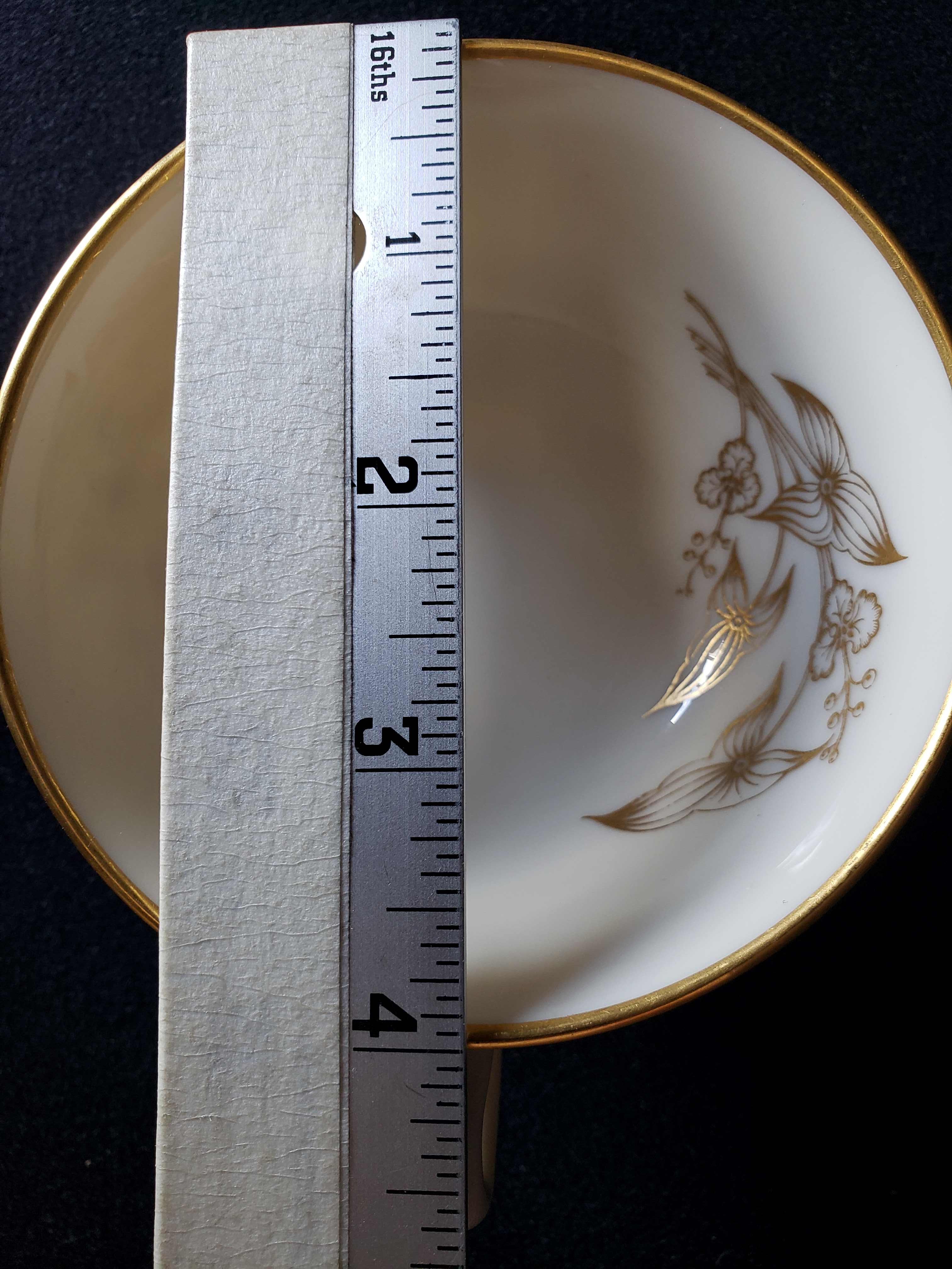 Vintage Lenox Arrowhead T-422 Tea Cup with Saucer (lot 1931)
