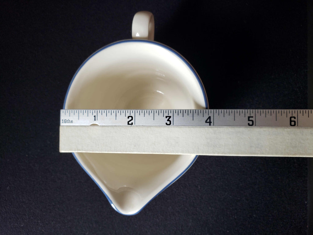 Vintage Lenox Chinastone Blue Pattern Creamer (lot 1918)