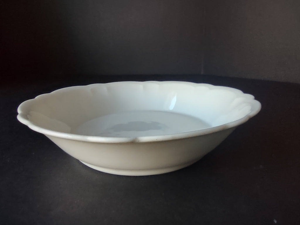 CFH GDM France Limoges Porcelain Bowl 6-1/4" Plain White (lot 1044)