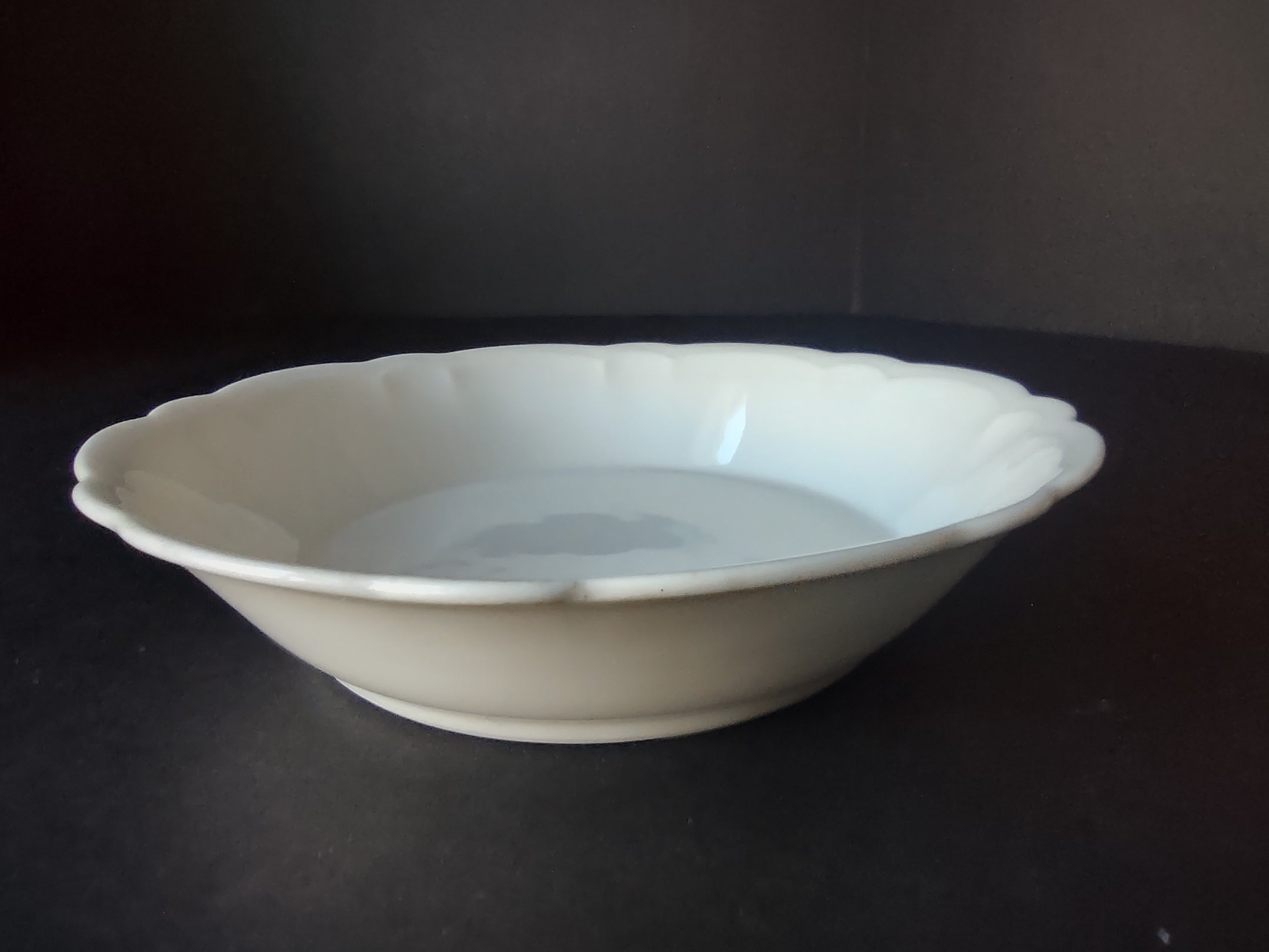 CFH GDM France Limoges Porcelain Bowl 6-1/4" Plain White (lot 1044)