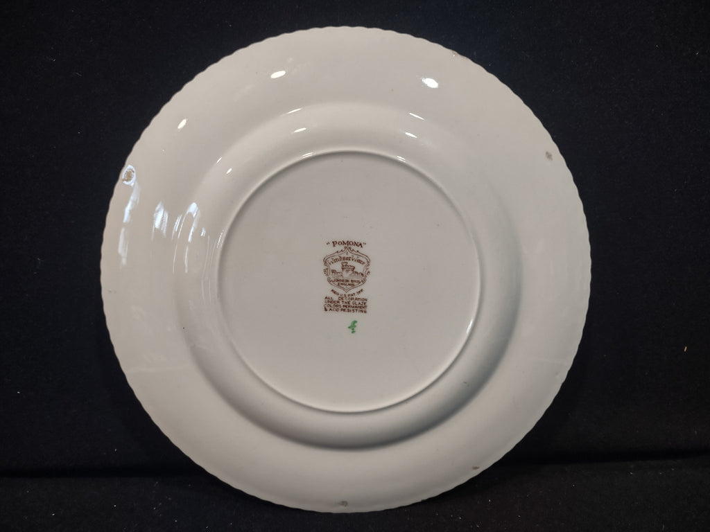 Vintage Johnson Pomona Windsor Ware Dinner Plate England Ironstone (lot 5607)
