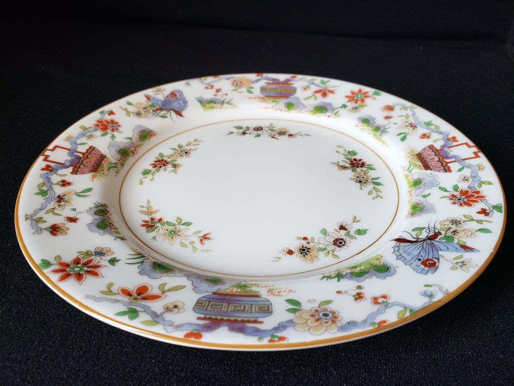 Vintage Royal Worcester Higgins Seiter Butterfly Salad Plate 8" (lot 2123)