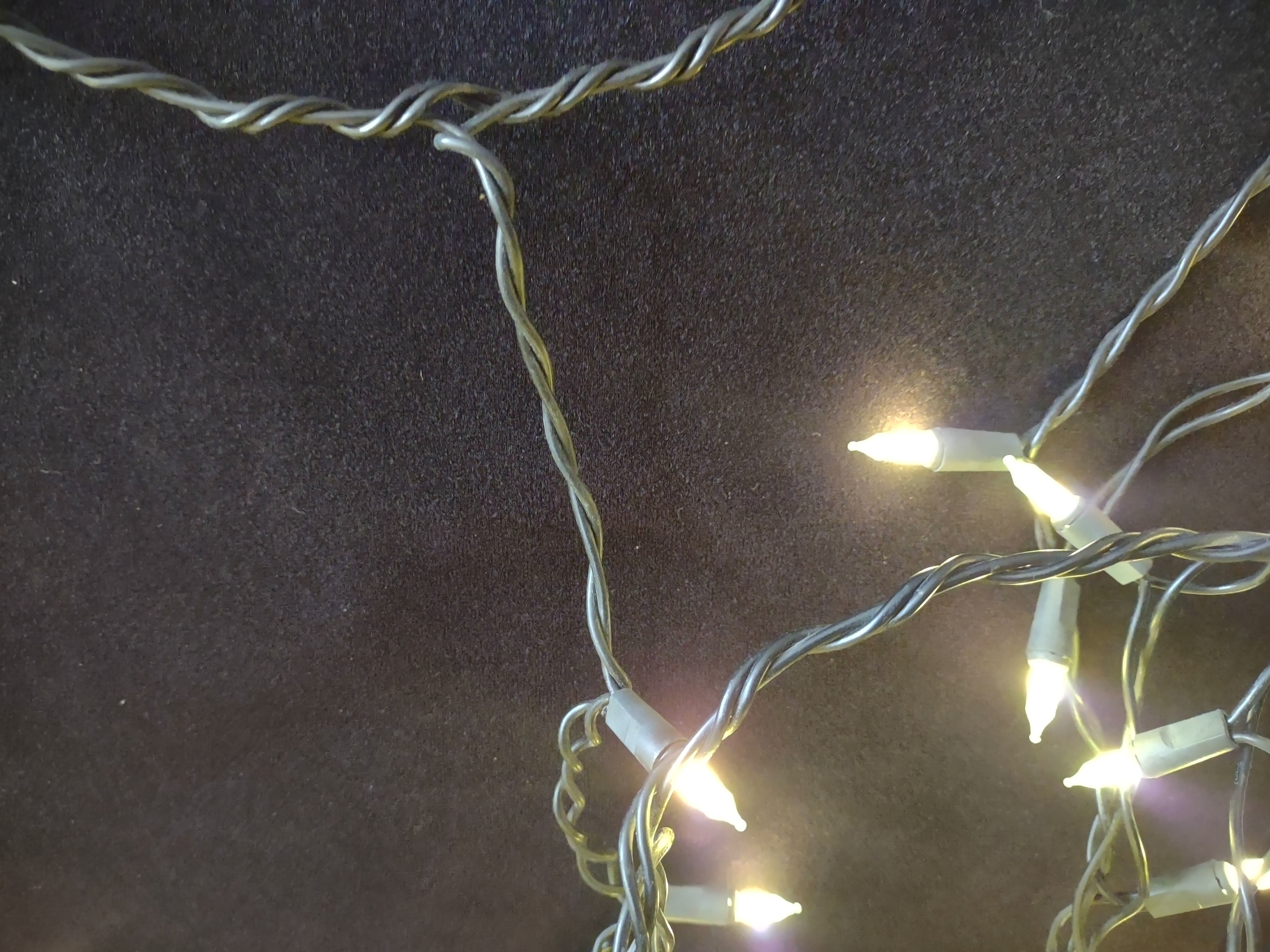 Halloween Icicle Green Lights String 10' (Lot 3081)