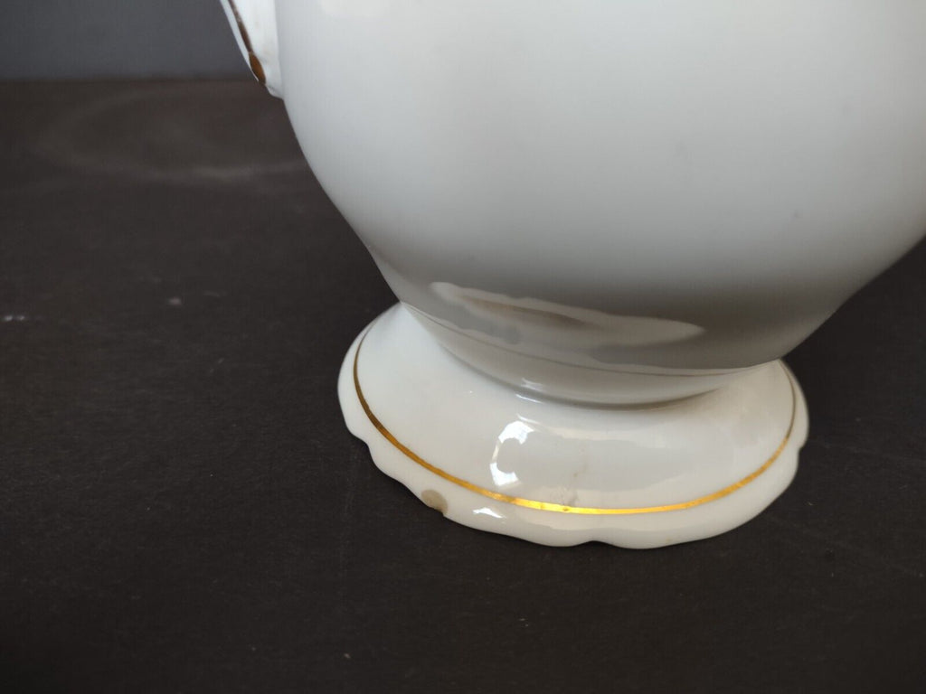 Fine Bone China Crown England Staffordshire Coffee Pot (lot 353) IMPERFECT