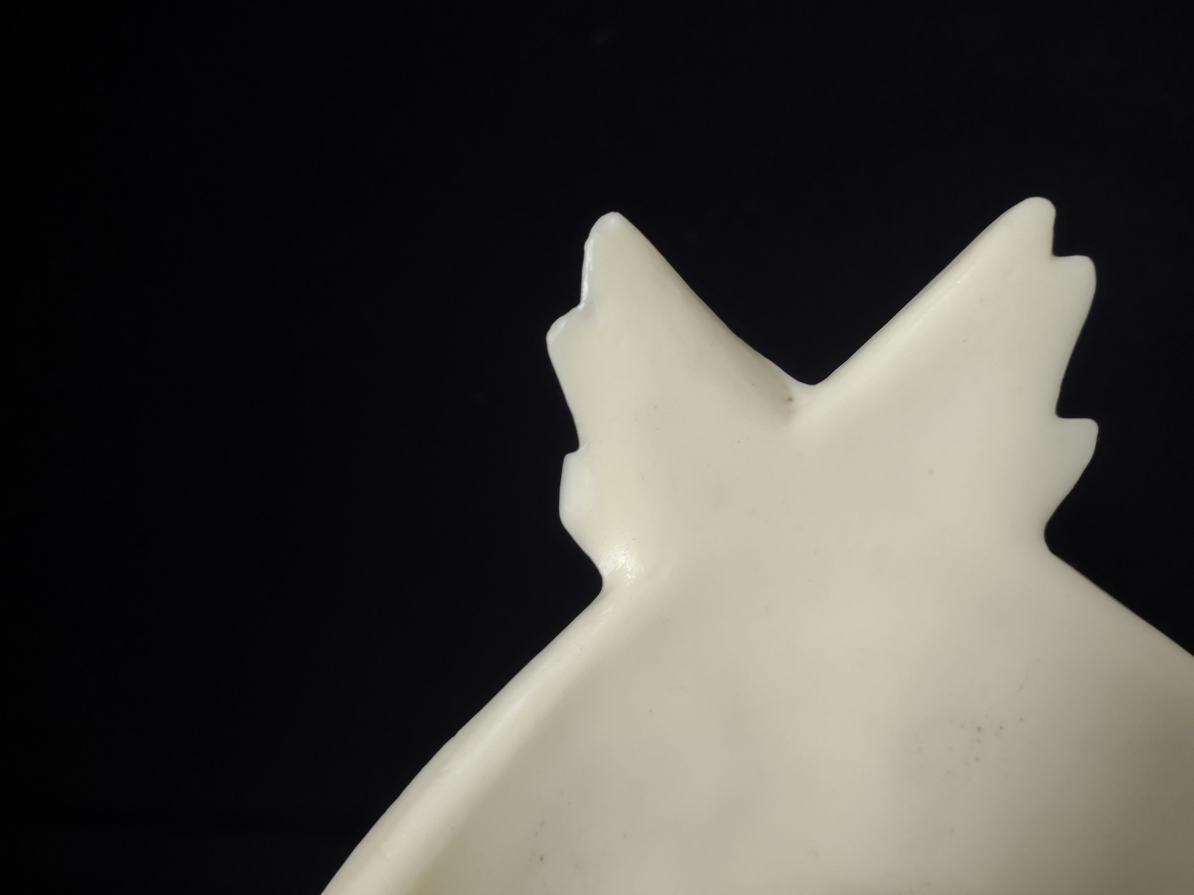Ablaze Candles Wax Candle Holder Angel Wings (lot 2790c)