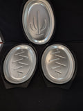 Nordic Ware Aluminum Steak & Fajita Platter Holder Set X 3 (Lot 3069)