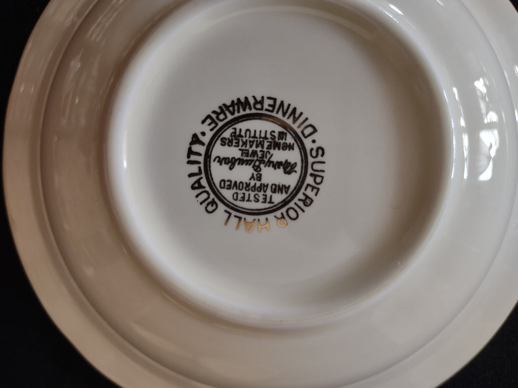Vintage Halls Superior Autumn Leaf Jewel Tea Cereal Fruit Dessert Bowl X 3 (2899