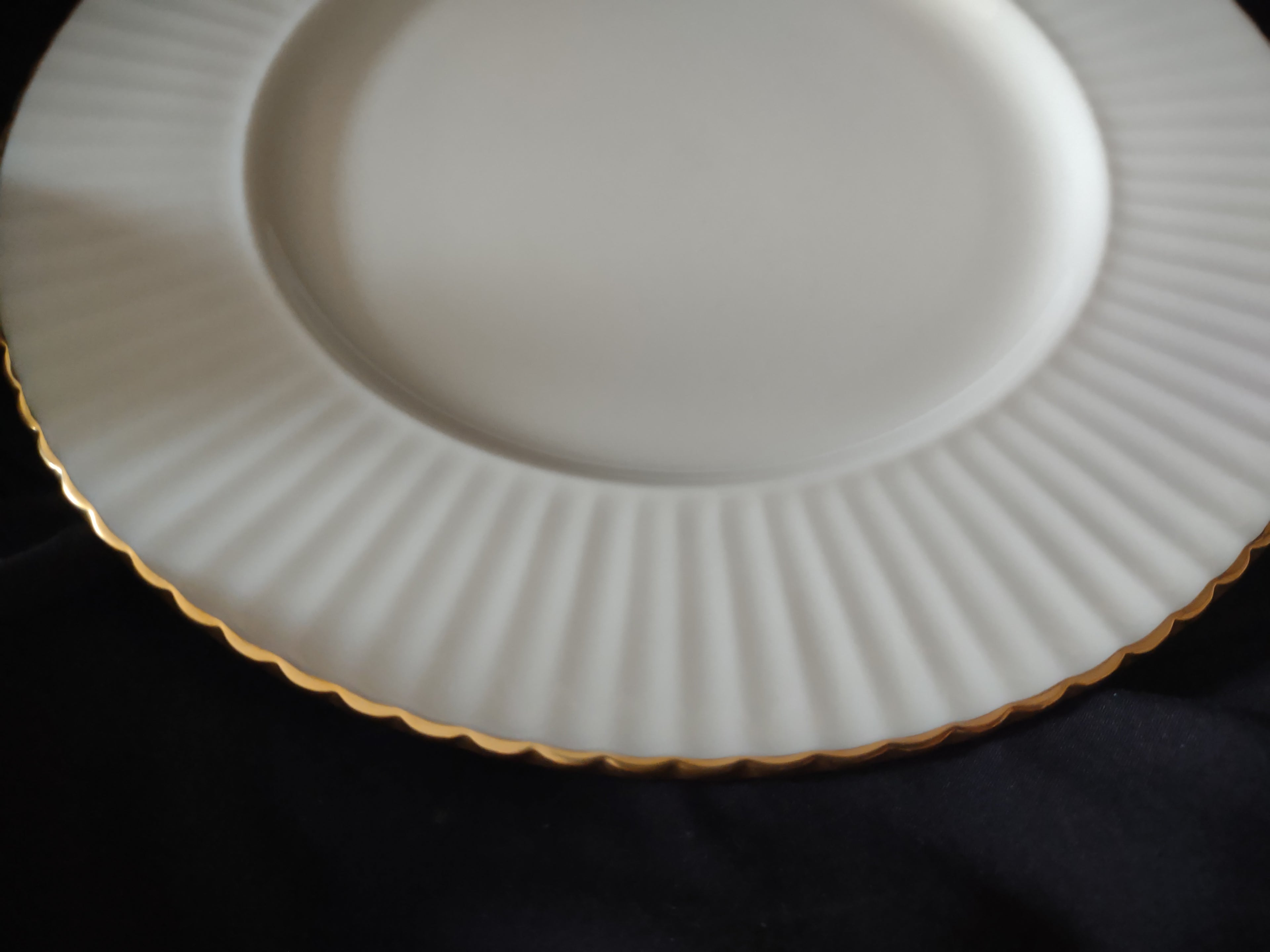 Vintage Lenox Special Dinner Plate 11"Golden Wreath Stamp (lot 2003)