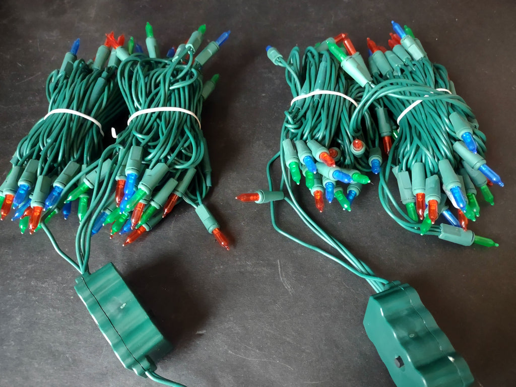 Christmas 70 LED Lights Multicolor 20 ft Chasing Set Of 2 UNUSED (Lot 4307)