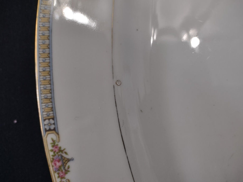 Noritake The Basel Oval Holiday Turkey Serving Platter 16-1/2" Japan (304)