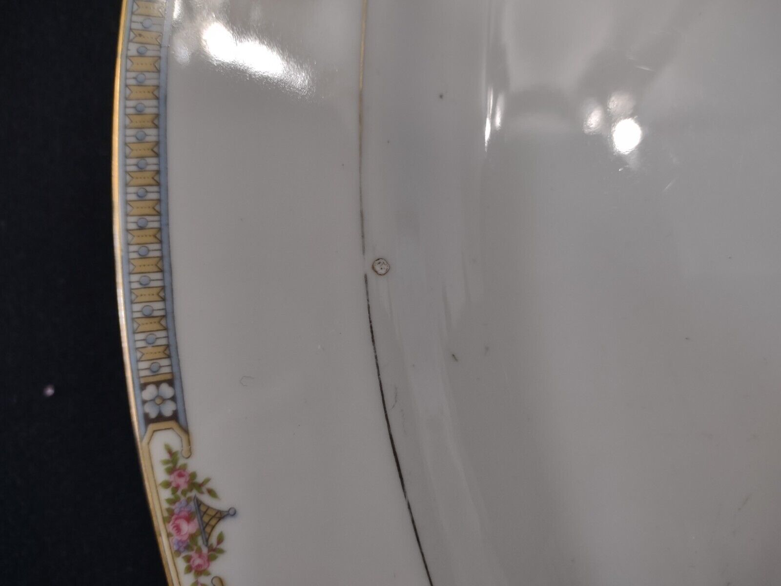Noritake The Basel Oval Holiday Turkey Serving Platter 16-1/2" Japan (304)